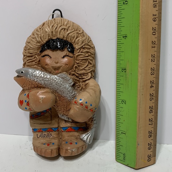 Vintage Alaskan Eskimo husky ornament - Picture 8 of 12